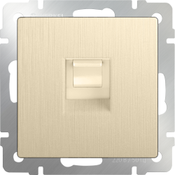 Розетка Ethernet RJ-45 шампань рифленый Werkel W1181010 (WL10-RJ-45)