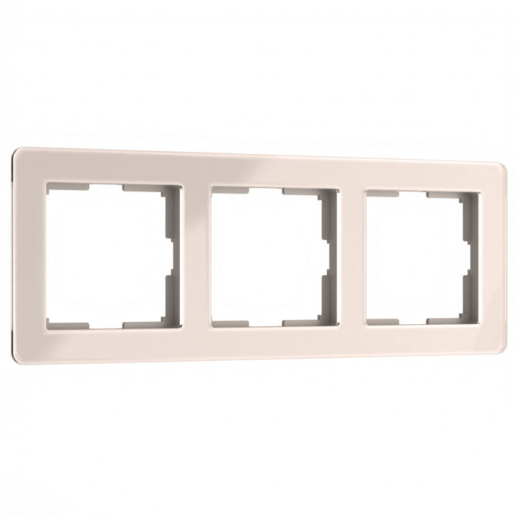 Рамка на 3 поста Acrylic айвори W0032743 Werkel