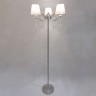 Напольный светильник  Eurosvet Aurelia 01059/3 сатин-никель/прозрачный хрусталь Strotskis