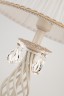 Настольный светильник  Eurosvet Amelia 10054/1 белый с золотом/прозрачный хрусталь Strotskis