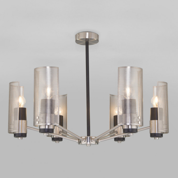 Люстра на штанге Eurosvet 70139/6 никель Grino