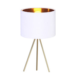 Прикроватная лампа ST-Luce Золотистый/Белый E27 1*40W SL6242.504.01 FUEGO