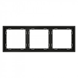 Рамка 3 поста VOLTUM VLS100308 черный