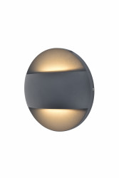 Настенный уличный светильник Lutec W2096-3-3K Gr SIDNEY LED