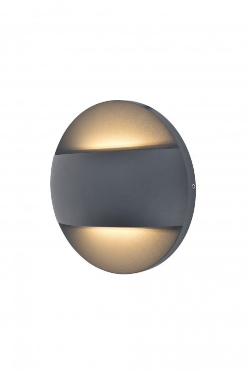 Настенный уличный светильник Lutec W2096-3-3K Gr SIDNEY LED