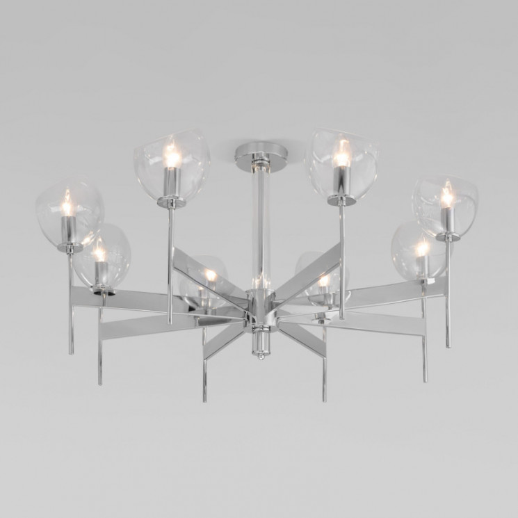 Умный потолочный светильник Eurosvet 60130/8 хром Smart Arrista