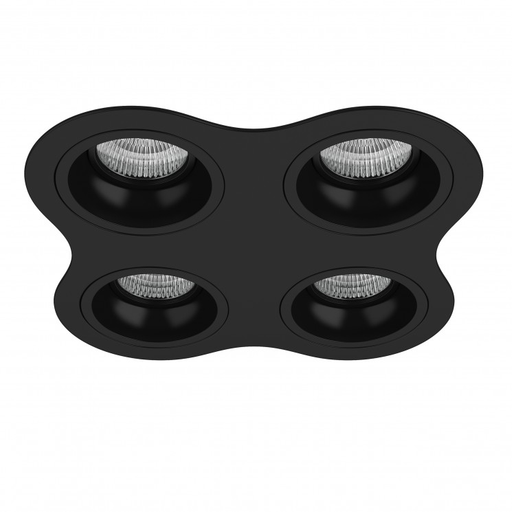 Комплект из светильников и рамки DOMINO  Lightstar D64707070707