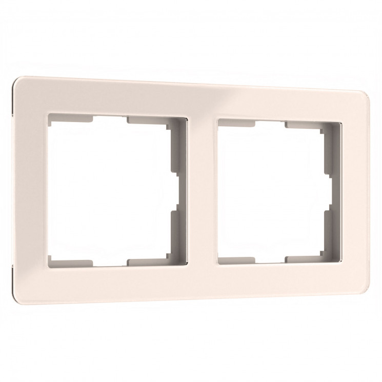 Рамка на 2 поста Acrylic айвори W0022743 Werkel