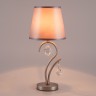 Настольный светильник  Eurosvet Aurelia 01059/1 сатин-никель/прозрачный хрусталь Strotskis