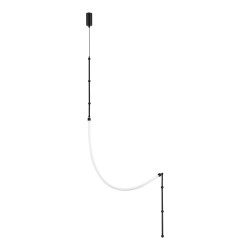 Светильник настенно-потолочный ST Luce Черный/Белый LED 1*20W 3000K         SL6132.401.20