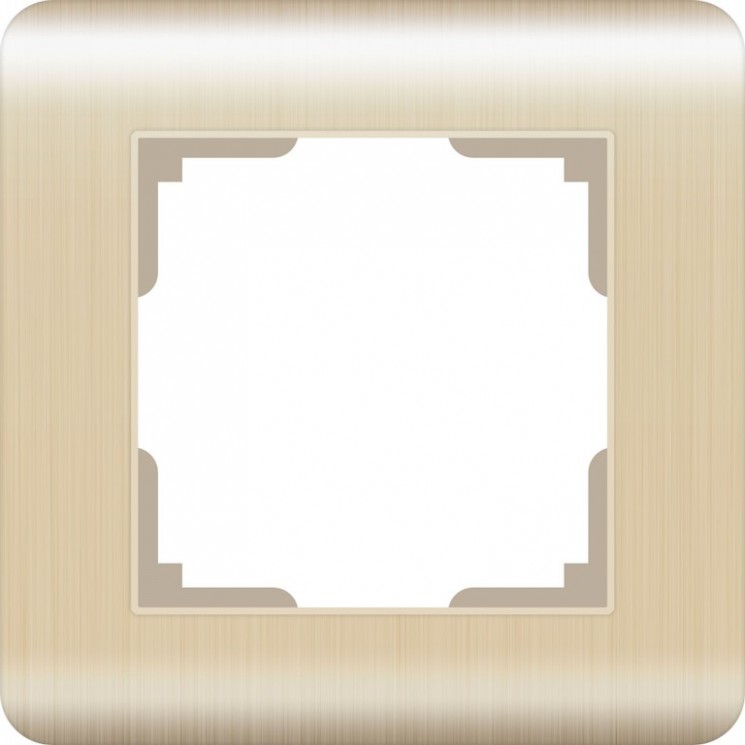 Рамка на 1 пост Werkel W0012111 (WL12-Frame-01 Шампань)