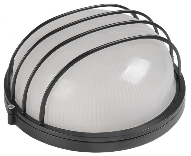 Светильник НПП1306 черный/круг сетка 60W IP54 IEK