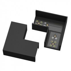 Коннектор Maytoni Technical  Elasity TRA160CL-11B Magnetic track system Elasity черный