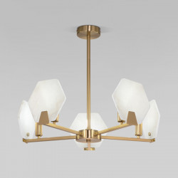 Потолочный светильник Eurosvet 60158/5 латунь Marble