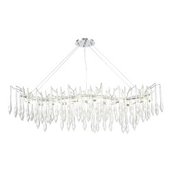 Светильник подвесной ST Luce Хром/Хром, Прозрачный G9 12*5W 4000K        SL1660.113.12