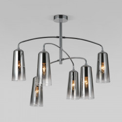 Люстра на штанге Eurosvet 70137/6 хром Omber