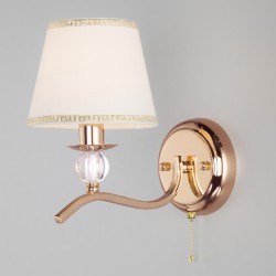 Классическое бра с абажуром Eurosvet Sortino 60097/1 золото