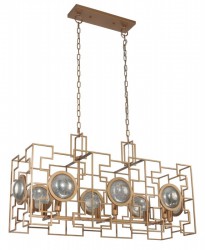 Светильник подвесной Crystal Lux CUENTO SP8 L900 GOLD