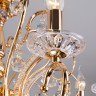 Подвесной светильник  Eurosvet Collana 10096/8 золото/прозрачный хрусталь Strotskis
