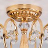 Подвесной светильник  Eurosvet Collana 10096/8 золото/прозрачный хрусталь Strotskis