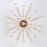 Подвесной светильник  Eurosvet Collana 10096/8 золото/прозрачный хрусталь Strotskis