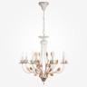 Подвесной светильник  Eurosvet Flora 60023/8 белый с золотом