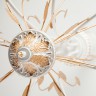Подвесной светильник  Eurosvet Flora 60023/8 белый с золотом