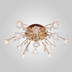 Потолочный светильник  Eurosvet  4928/13 золото/бело-голубой