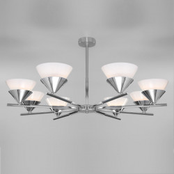 Люстра на штанге Eurosvet 70138/8 хром Rylee