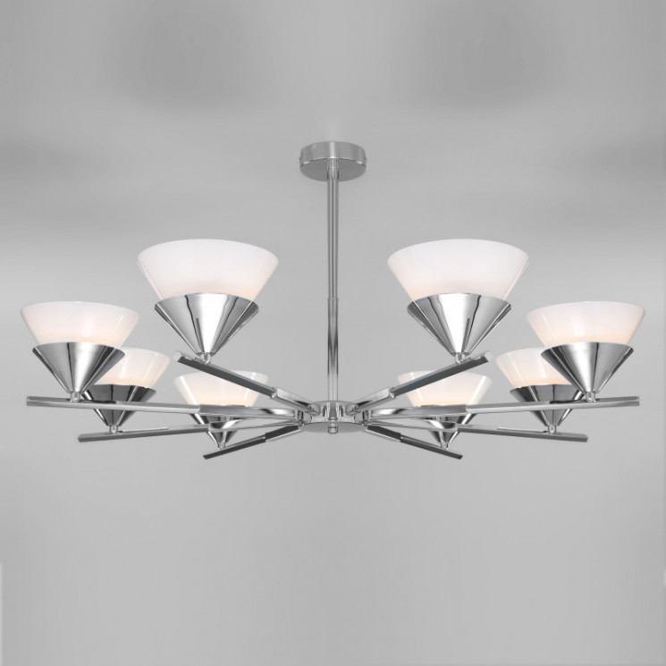 Люстра на штанге Eurosvet 70138/8 хром Rylee