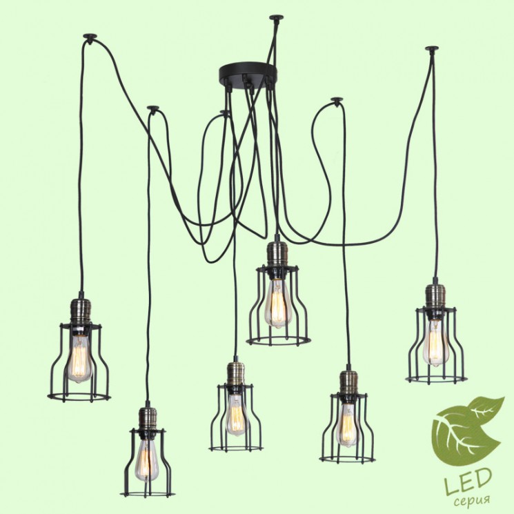 Подвесная люстра Lussole GRLSP-9310 SHIRLEY