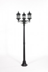 Уличный фонарный столб YAOHUALUX 89908SB Bl DELI S