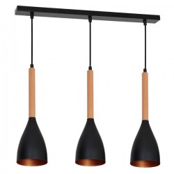 Подвес Luminex MUZA BLACK/GOLD 9114