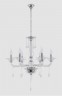 Люстра Crystal Lux MONICA SP6 CHROME/TRANSPARENT