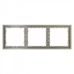 Рамка 3 поста VOLTUM VLS100304 шелк