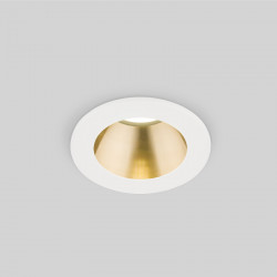 Встраиваемый светильник Elektrostandard 25023/LED 7W 4200K WH/SB белый/бронза Teka