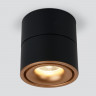 Накладной светильник Elektrostandard DLR031 15W 4200K 3100 черный матовый/золото Klips