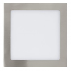 31678 Светодиод. ультратонкая встраиваемая панель FUEVA 1, 18W (LED) 4000K, 225х225, литой металл, н EGLO FUEVA 1