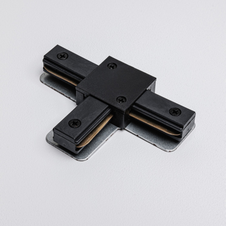 Т-коннектор для однофазного трекового шинопровода MKA-003-2 Черный Mikami Basic