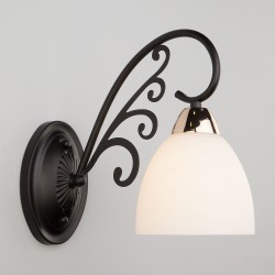 Настенный светильник Eurosvet 70087/1 черный/золото Arabella