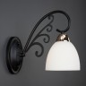 Настенный светильник Eurosvet 70087/1 черный/золото Arabella