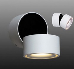 Светильник накладной ITALLINE Universal white/black