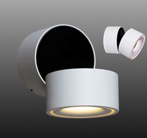 Светильник накладной ITALLINE Universal white/black