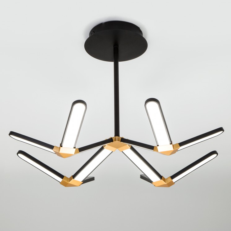 Подвесной светильник  Eurosvet Kyoto 90147/4 черный/золото