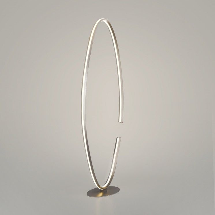 Напольный светодиодный светильник Eurosvet Gap 80415/1 сатин-никель