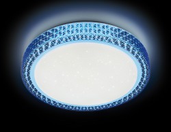 Управляемый светильник Ambrella light F85 BL 48W D400 ORBITAL CRYSTAL