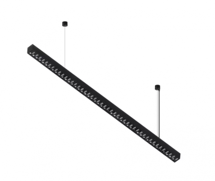 Подвесной светильник LINER T33 BLACK MASK 60W 4000К EPISTAR CRI90 48° IP40 Белый корпус 1204x33x34mm | 220V 