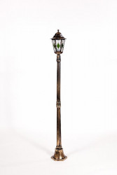 Уличный фонарный столб YAOHUALUX 79808 lg Gb PETERSBURG lead GLASS