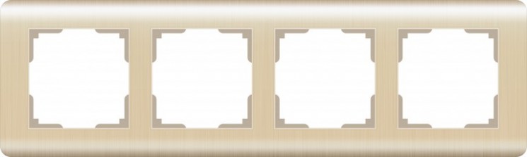 Рамка на 4 поста Werkel W0042111 (WL12-Frame-04 Шампань)