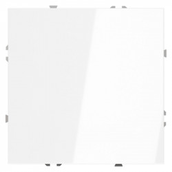 Заглушка VOLTUM S70 с суппортом,  VOLTUM VLS080101 белый глянец